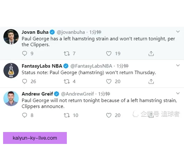 24岁后5次腿筋拉伤恢复周期3到6周 专家预测能及时回归